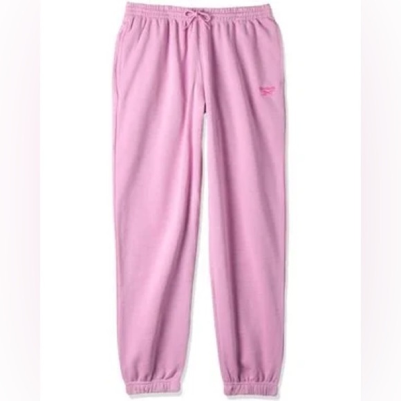 Reebok Pants - 🆕 Reebok Women’s Small Logo Jogger Sweatpants in Pink; Size Small